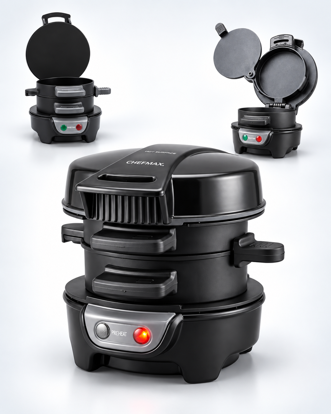 CHEFMAX Burger Makers Machine 600w